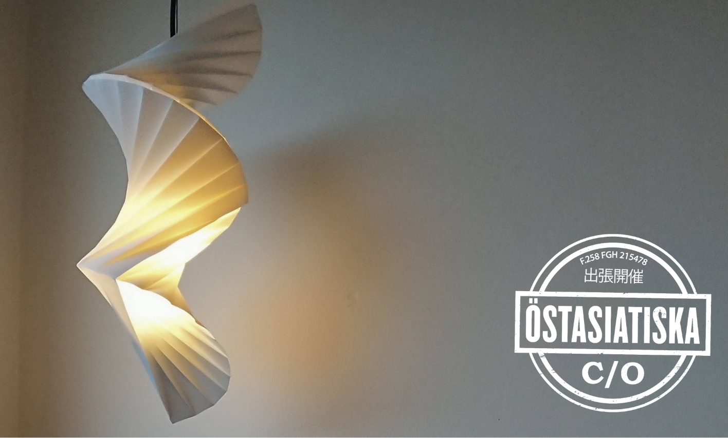 Origami lampa
