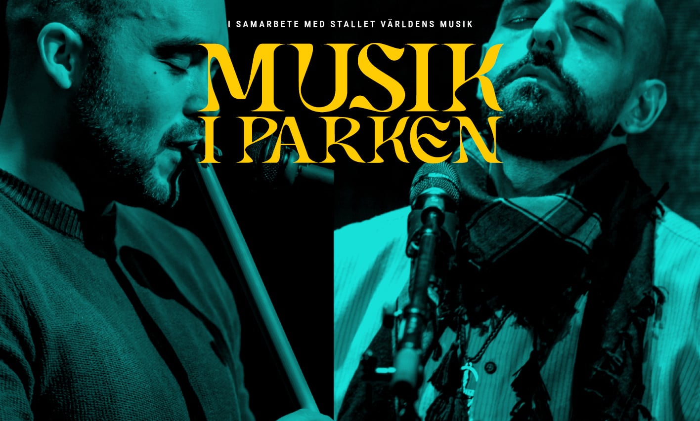Musikerna Shafeeq Alsadi och Armand van Wijck