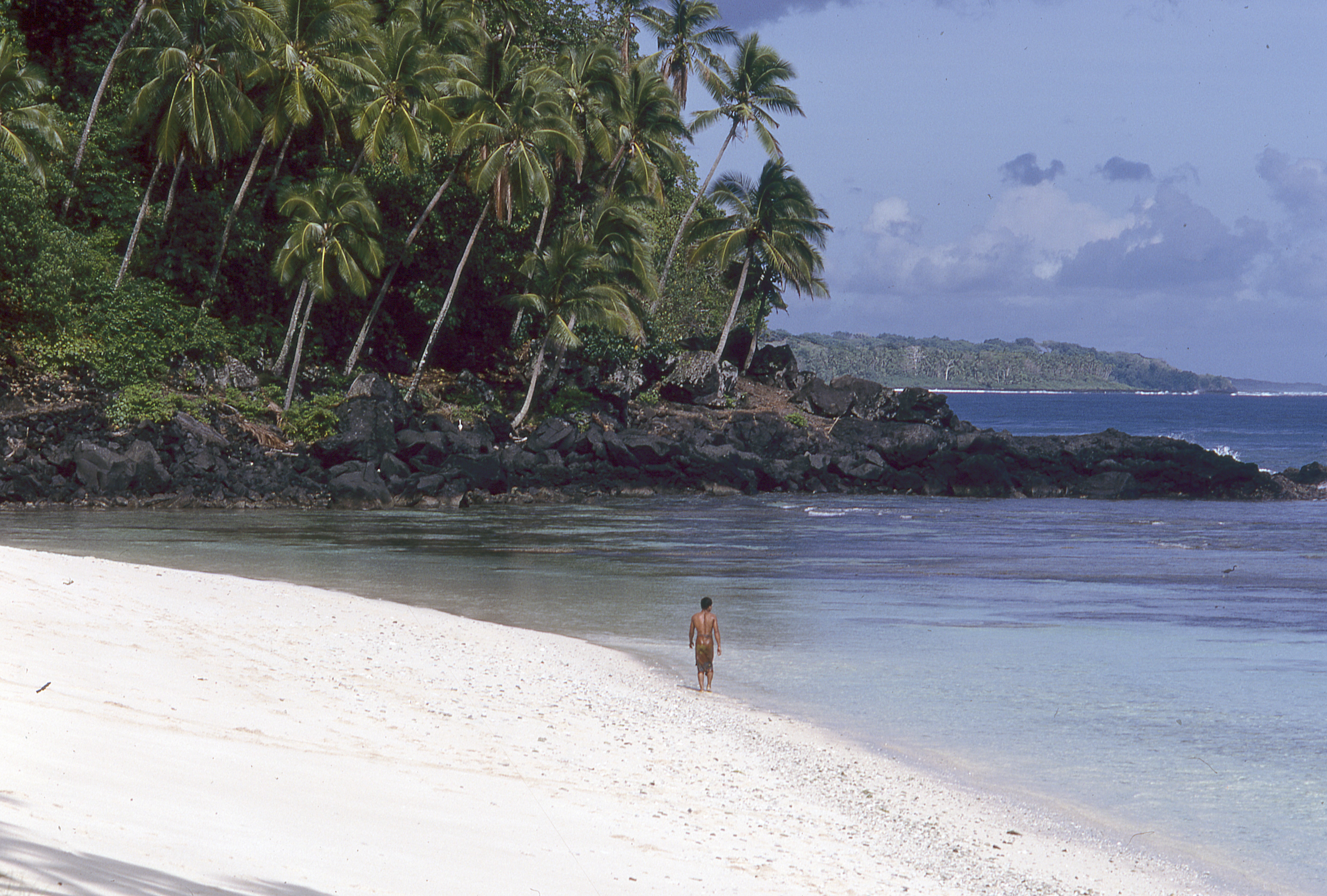 A beach in Samoa islands