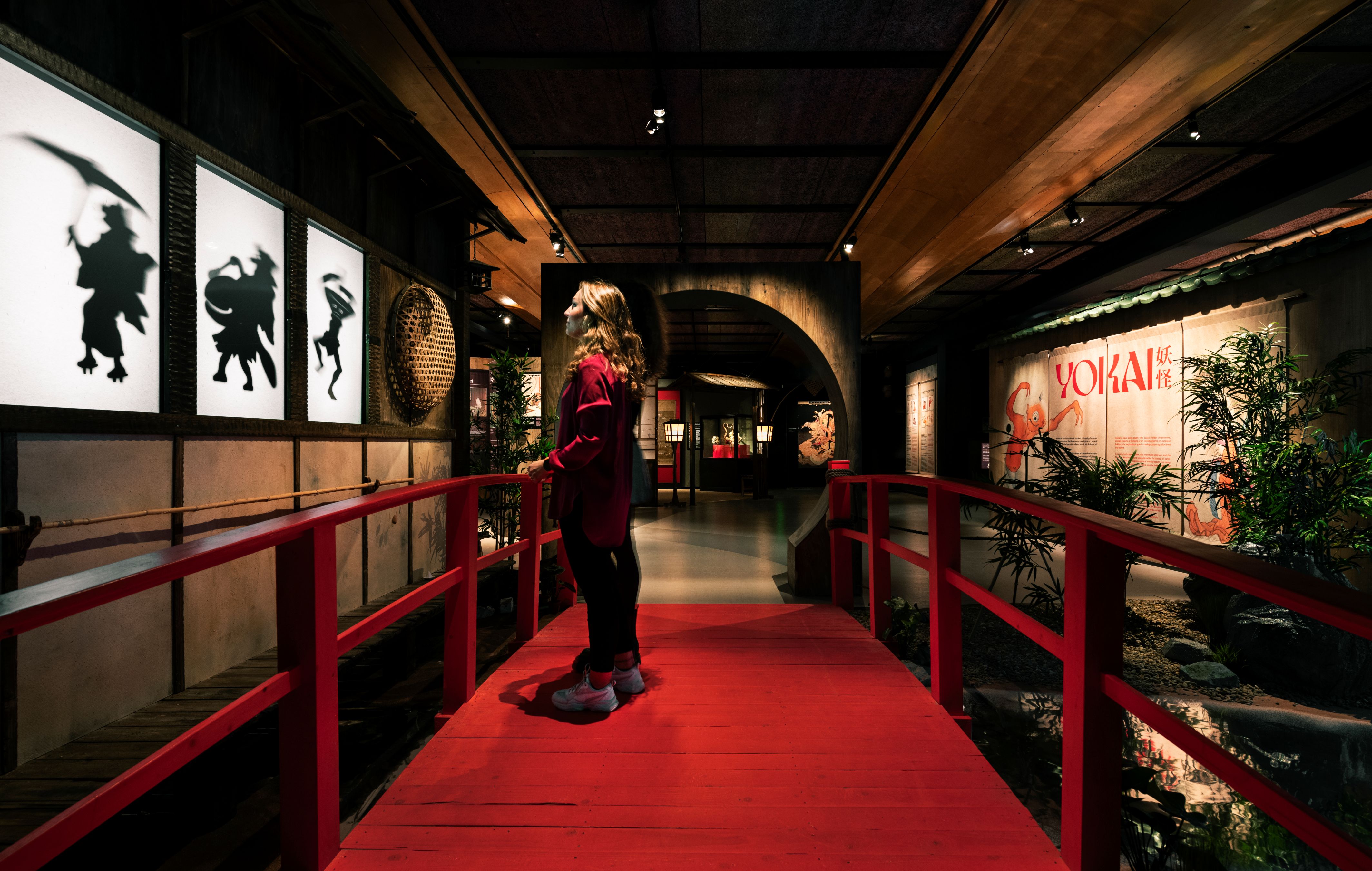Bild från entrén till utställningen Yokai - japanska väsen