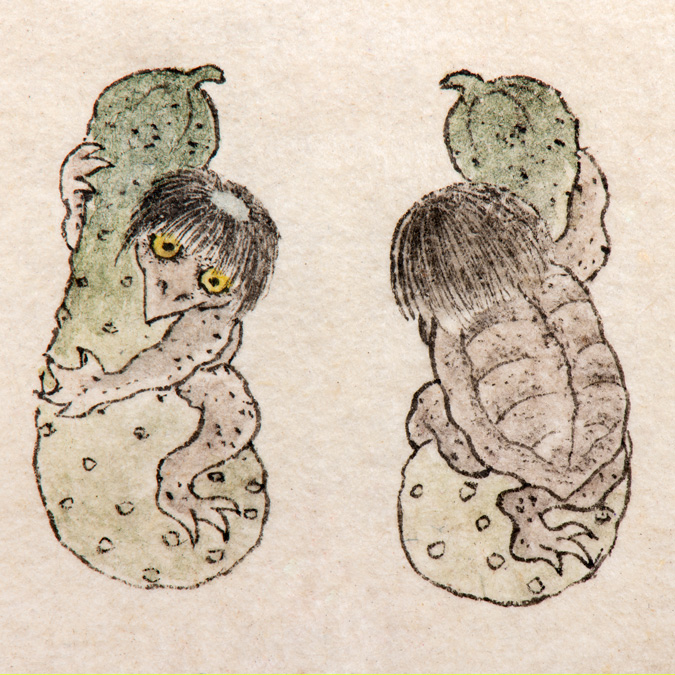 Kappa från utställningen YOkai